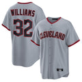 C.Guardians #32 Gavin Williams Player Gray Home Game Hdoa Stitched Jerseys