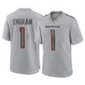D.Broncos #1 Evan Engram Player Gray Atmosphere Fashion Limited Game Hdoa Stitched Jerseys
