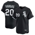 C.White Sox #20 Miguel Vargas Player Black Limited Home Hdoa Stitched Jerseys