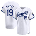 KC.Royals #19 Michael Massey Player White Alt Limited Home Hdoa Stitched Jerseys