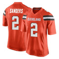 C.Browns #2 Shedeur Sanders Player Orange Home Game Hdoa Stitched Jerseys