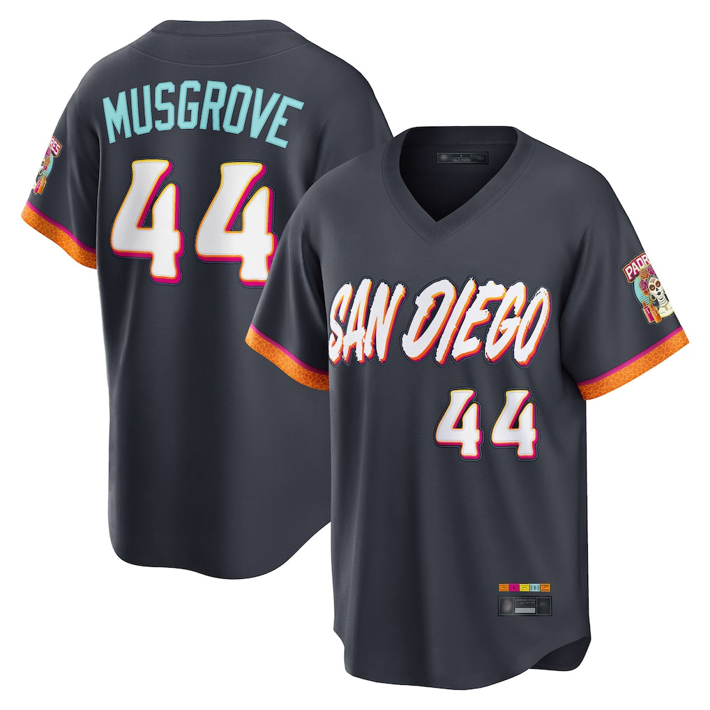 S.Diego Padres #44 Joe Musgrove Player Obsidian 2026 City Connect Home Limited T-shirt Hdoa Stitched Jerseys