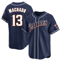 S.Diego Padres #13 Manny Machado Player Navy Cooperstown Collection Limited Home Hdoa Stitched Jerseys