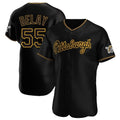 P.Pirates #55 Jason Delay Player Black Home Limited Elite Hdoa Stitched Jerseys
