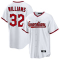 C.Guardians #32 Gavin Williams Player White Game Home Hdoa Stitched Jerseys