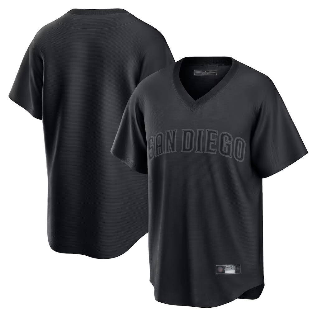 S.Diego Padres ## Diego Padres Blank Player Black Pitch Fashion Game T-shirt Hdoa Stitched Jerseys