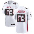 A.Falcons #63 Chris Lindstrom Player White Home Game Hdoa Stitched Jerseys