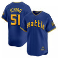 S.Mariners #51 Ichiro Suzuki Player Royal City Connect Home Limited Hdoa Stitched Jerseys