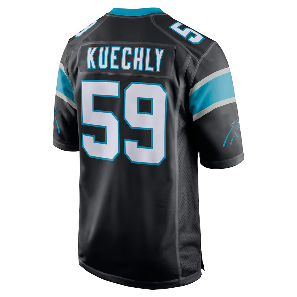 C.Panthers #59 Luke Kuechly Player Black Game Hdoa Stitched Jerseys