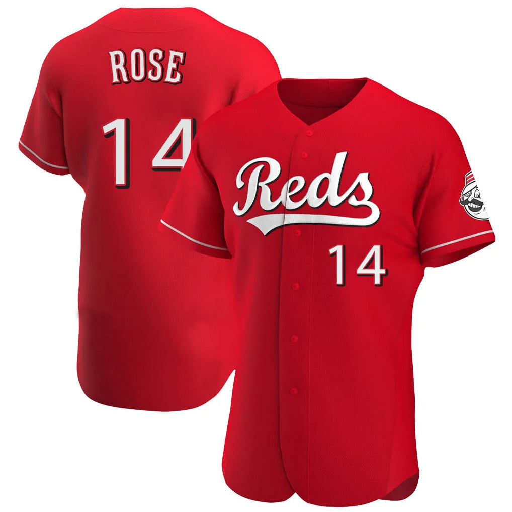 C.Reds #14 Pete Rose Player Red Limited Elite Home Hdoa Stitched Jerseys