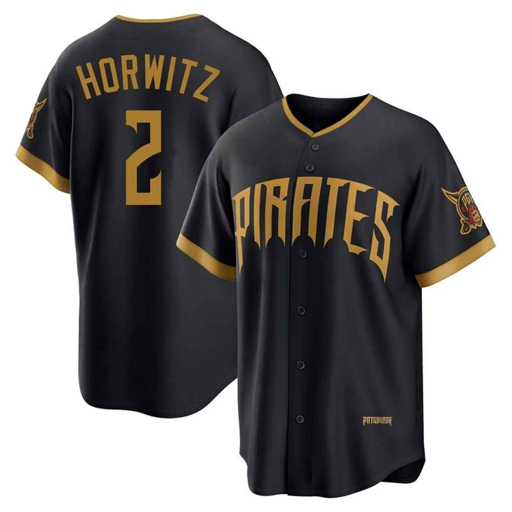 P.Pirates #2 Spencer Horwitz Player Black 2026 City Connect Home Limited Hdoa Stitched Jerseys