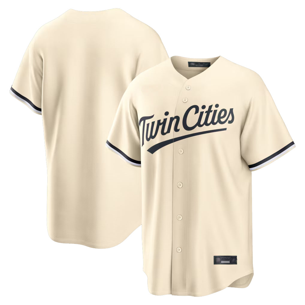 M.Twins ## Twins Blank Player Cream Game Limited Home Hdoa Stitched Jerseys