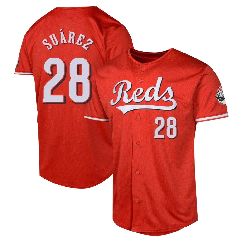 C.Reds #28 Eugenio Su¨¢rez Player Red 2026 City Connect Limited Home Hdoa Stitched Jerseys