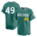 B.Red Sox #49 Tim Wakefield Player Green City Connect Limited Home Game Hdoa Stitched Jerseys