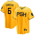P.Pirates #6 Konnor Griffin Player Gold City Connect Home Game Hdoa Stitched Jerseys