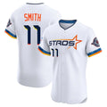 H.Astros #11 Cam Smith Player White City Connect Limited Elite Home Hdoa Stitched Jerseys