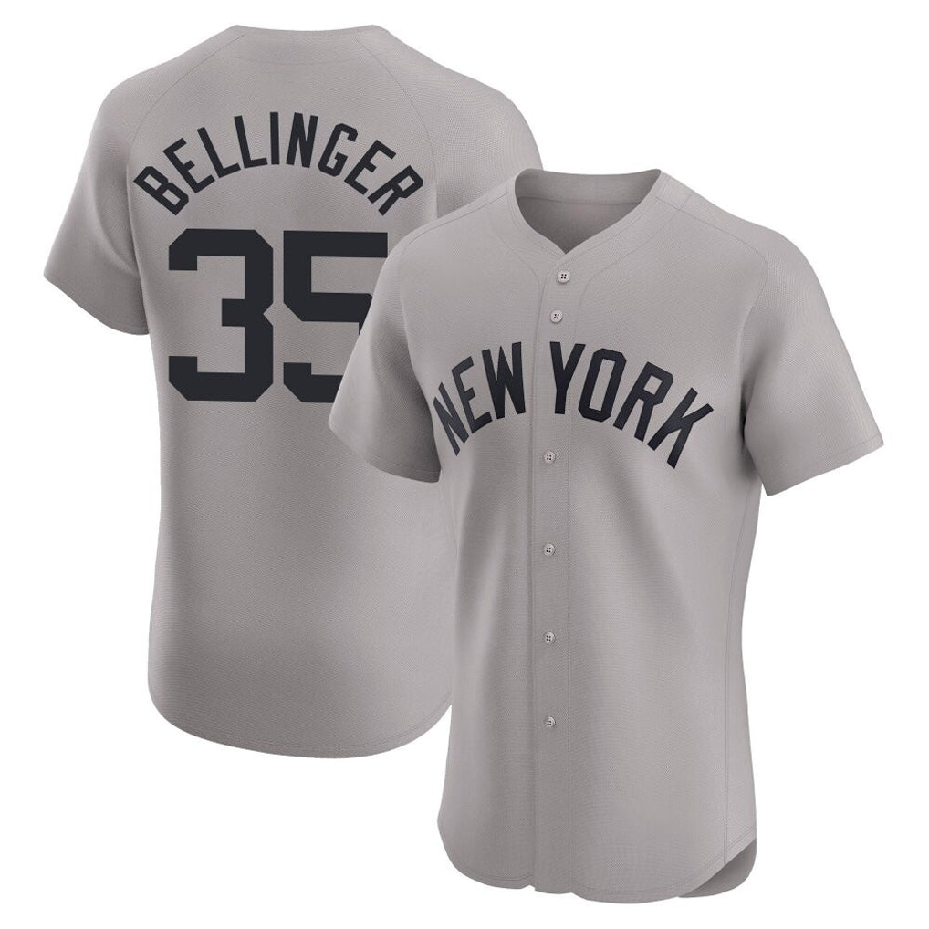 NY.Yankees #35 Cody Bellinger Player Gray Limited Elite Home Hdoa Stitched Jerseys