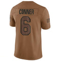 A.Cardinals #6 James Conner Player Brown Limited Salute To Service Game Hdoa Stitched Jerseys