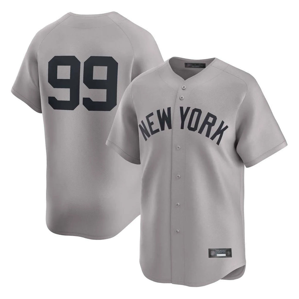NY.Yankees #99 Aaron Judge Player Gray Limited Home Hdoa Stitched Jerseys
