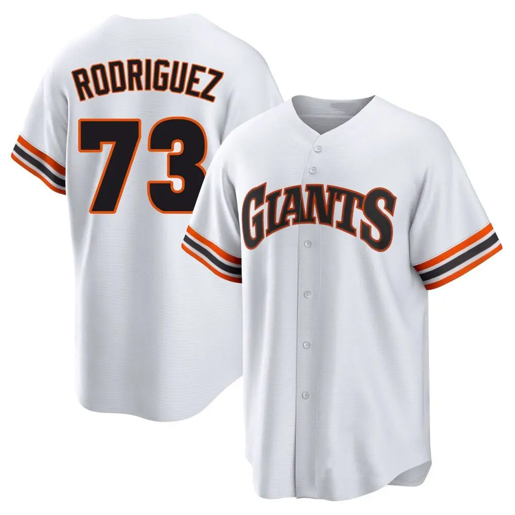 SF.Giants #73 Randy Rodriguez Player White Home Game Hdoa Stitched Jerseys