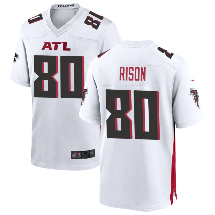 A.Falcons #80 Andre Rison Player White Home Game Hdoa Stitched Jerseys